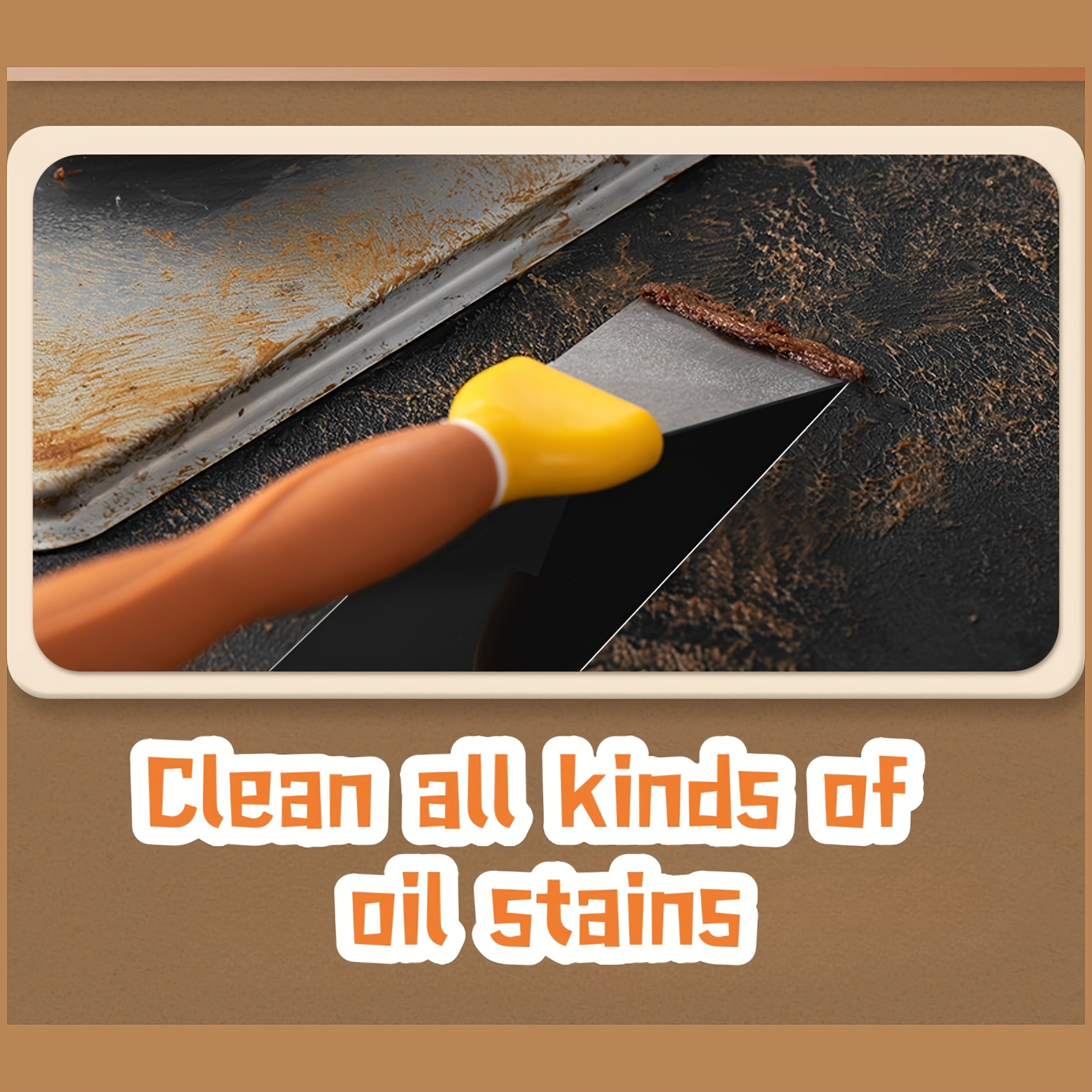 Ikki boshli ko‘p funksiyali shisha va keramika yuzasi qirqish uchun scraper