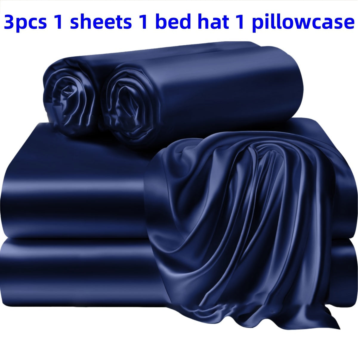 Solid Color Bed Sheets and Bed Skirts Set with Pillowcases - Soft and Silky Bedding