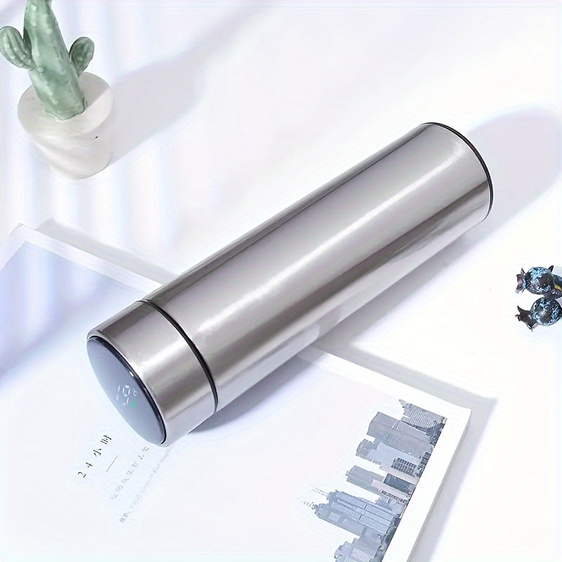 Stainless Steel Double-Walled Vacuum Insulated Cup 500ml Leak-Proof Drink Container