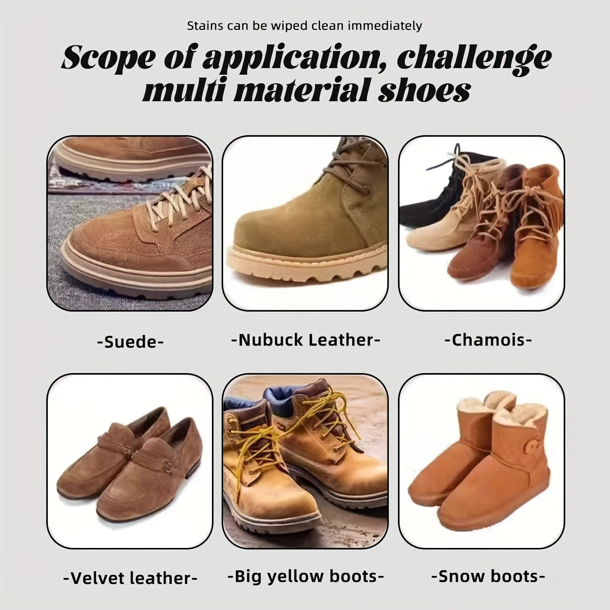 Men's Dress Shoe Stretchers with Suede Rubber Brush, Adjustable, Includes Laces and Cleaning Tools