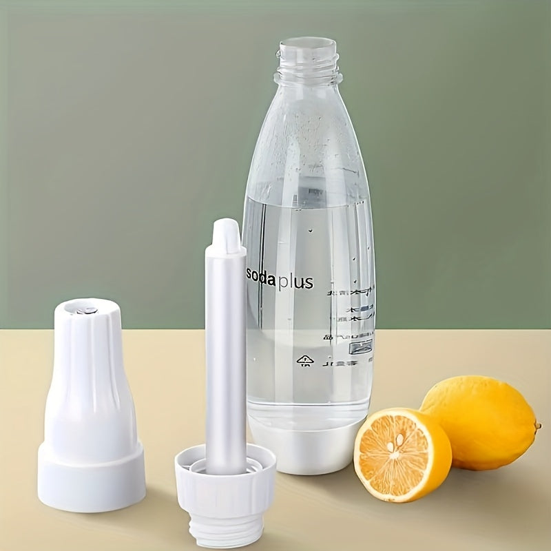 Portable soda maker for homemade carbonated beverages 0.98-9.08 L capacity dual gas system non-electric for sodas and juices