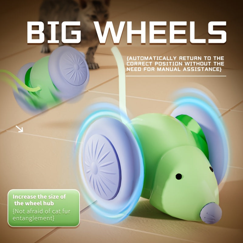 Rechargeable Cat Toy with USB Charging Plastic Interactive Play Stimulating Boredom Relief