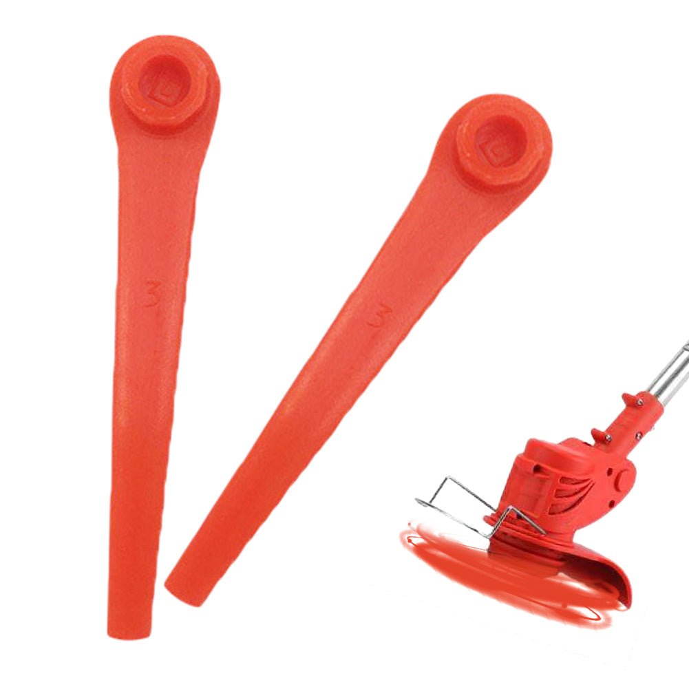 Lawn Trimmers Red Plastic Blades for Precision Cutting Gardening Tool Accessories