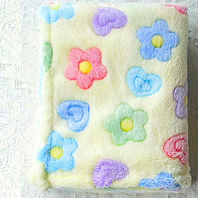 Kids Flannel Blanket Cozy Throw for Nursery and Home Decor