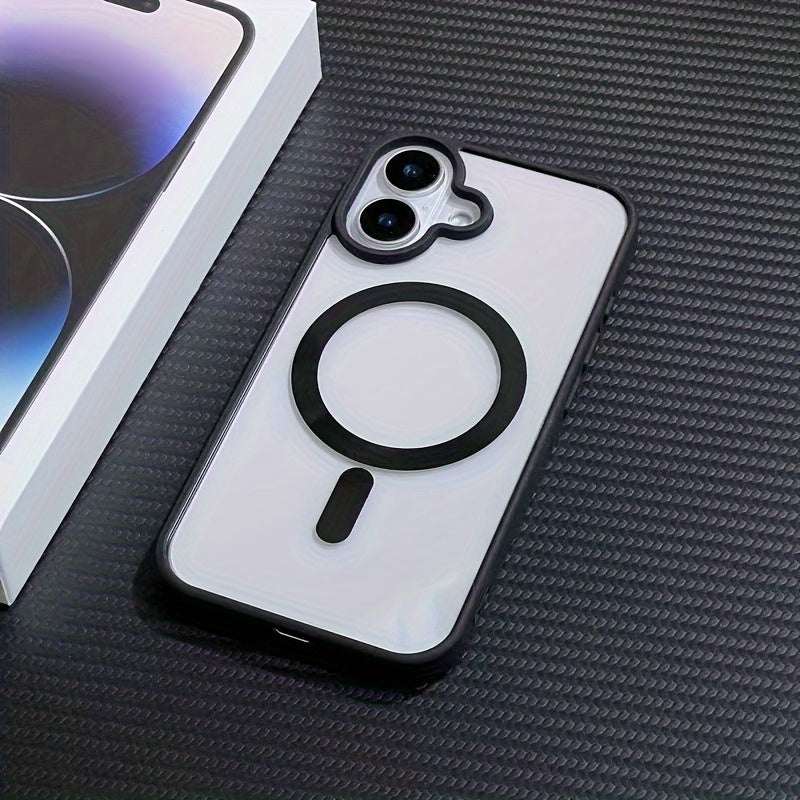 Funda de acrílico para teléfono para iPhone 16 Pro Max 16 Plus 15 Pro 14 Pro 13 Pro Max, cobertura completa, protección anticaídas