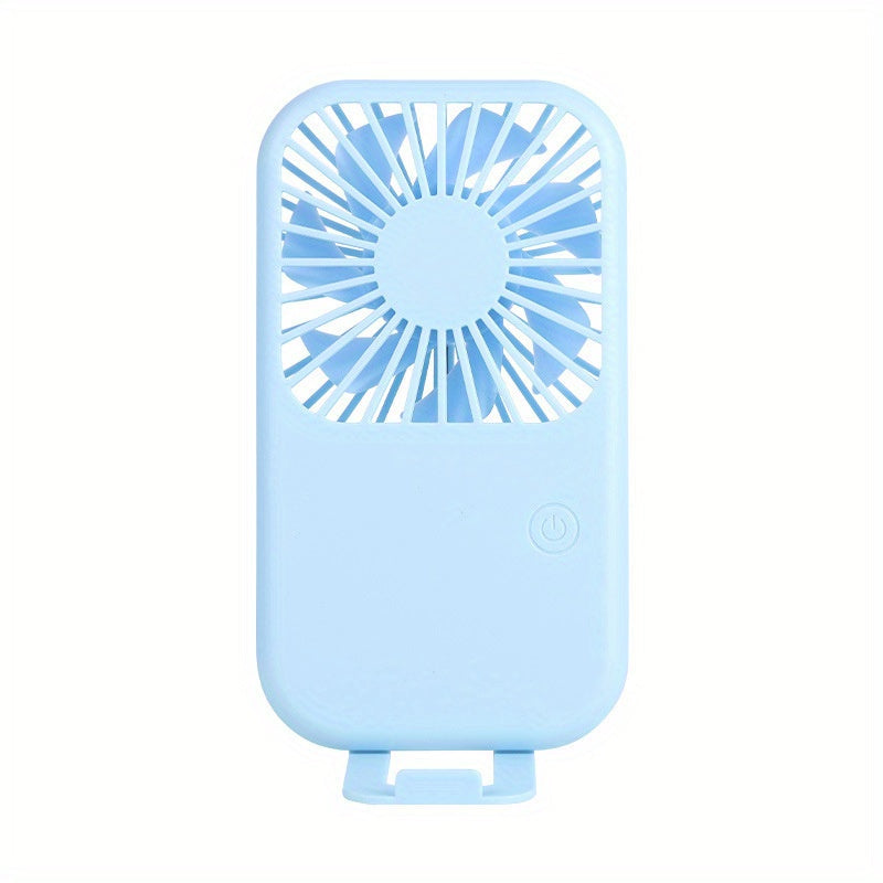 Mini Handheld Fan with Adjustable Speeds USB Rechargeable Portable Fan for Travel Office Car