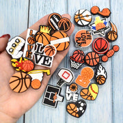 15 Pcs Basketball Shoe Charms Sports Shoe Decorations for Sneakers