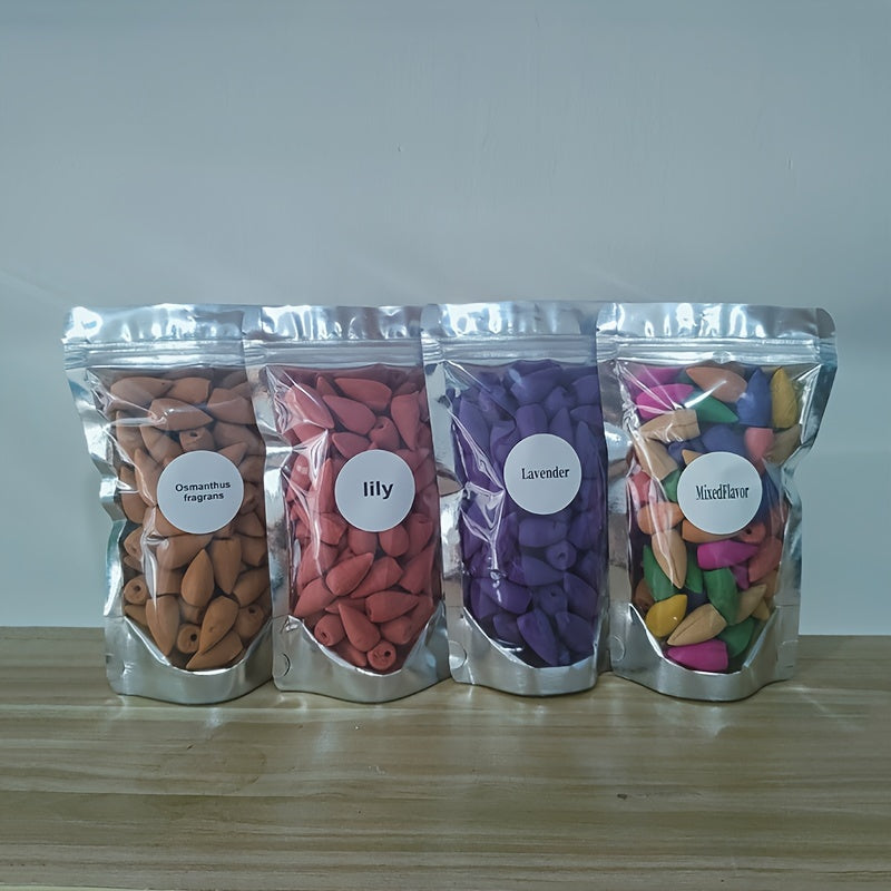 Sandalwood Rose Agarwood Incense Cones for Home Fragrance Yoga Relaxation Not Included