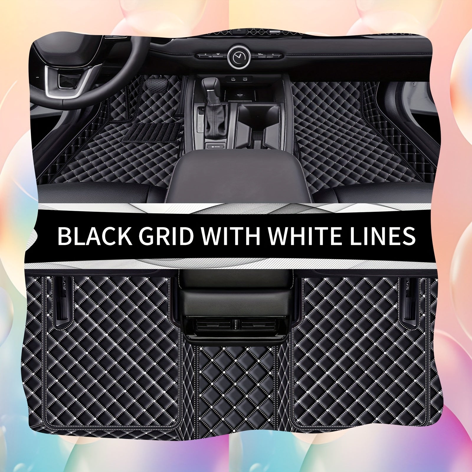 Luxury Faux Leather Car Floor Mats for Changan X5 Plus 2024 Left-Hand Drive