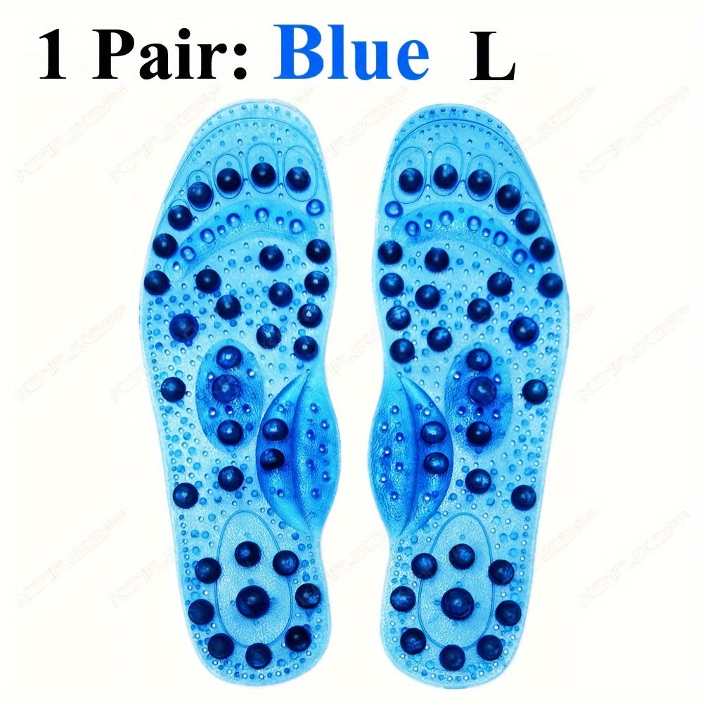 Unisex Magnetic Shoe Insoles with Massage Points for Comfortable Walks