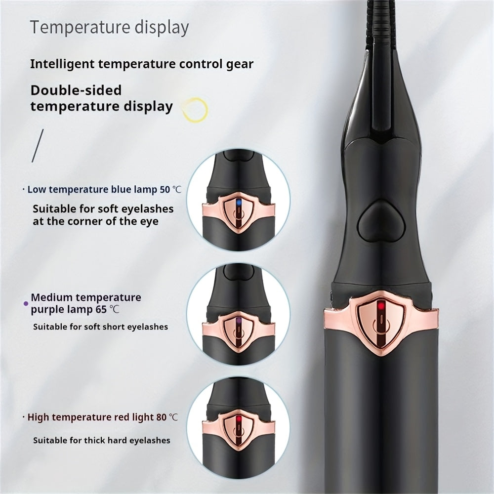Портативный электрический щипцы для ресниц USB-заряжаемый мини-инструмент красоты для женщин
