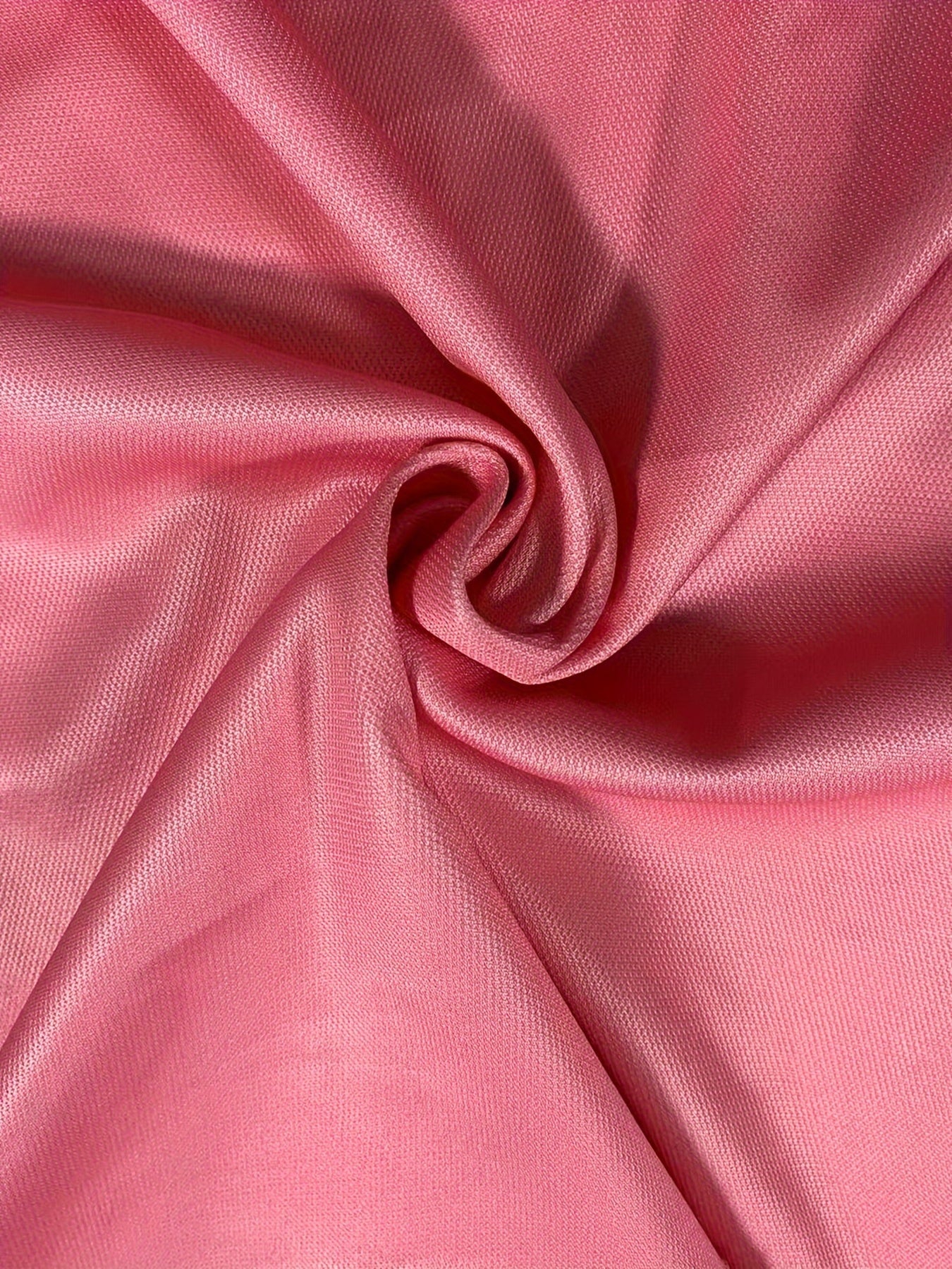 Men's Short Sleeve Bright Pink Shirt with Black and White Collar for Summer Outdoor Activities