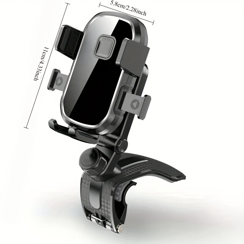 Universal ABS Car Phone Mount Anti-Shake Navigation Holder for Smartphones