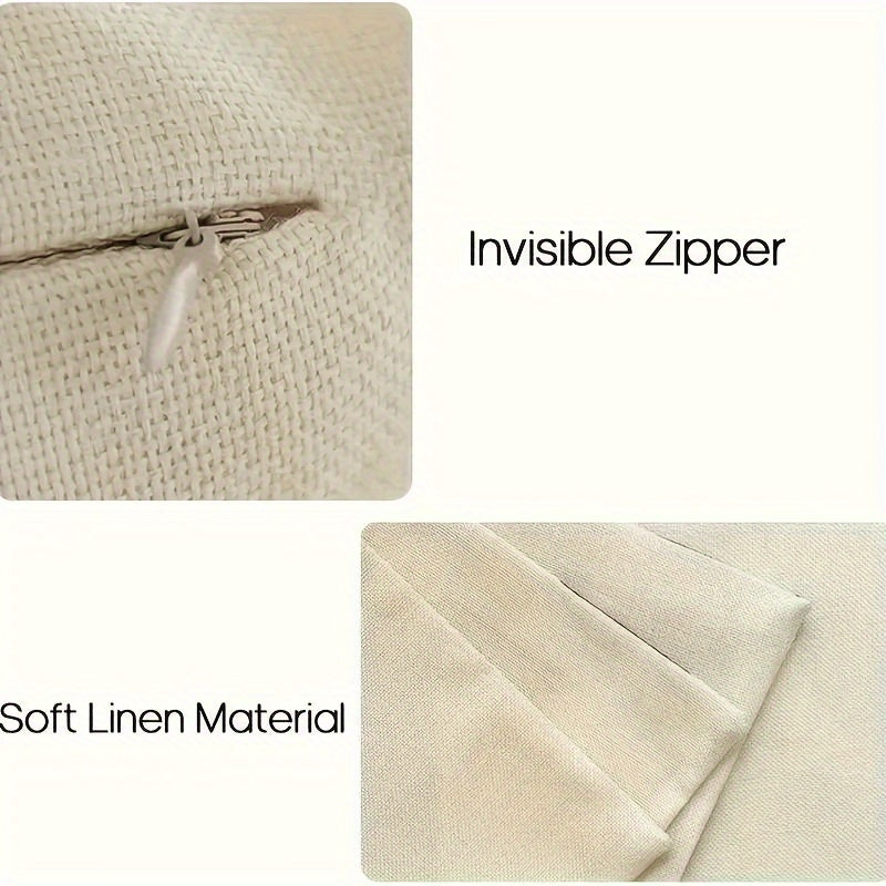 Teal Blue Linen Decorative Pillow Cover 30.48x50.8 cm Reversible Floral Geometric Square Cushion for Couch Bedroom Outdoor