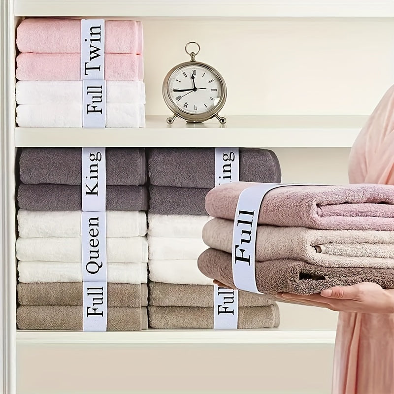 Set of 2 Polyester Bed Sheet Organizer Straps with Elastic Bands for King Queen Full Twin