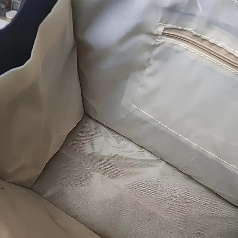 Women's Black Faux Leather Tote Bag Set with Coin Purse and Girl Print