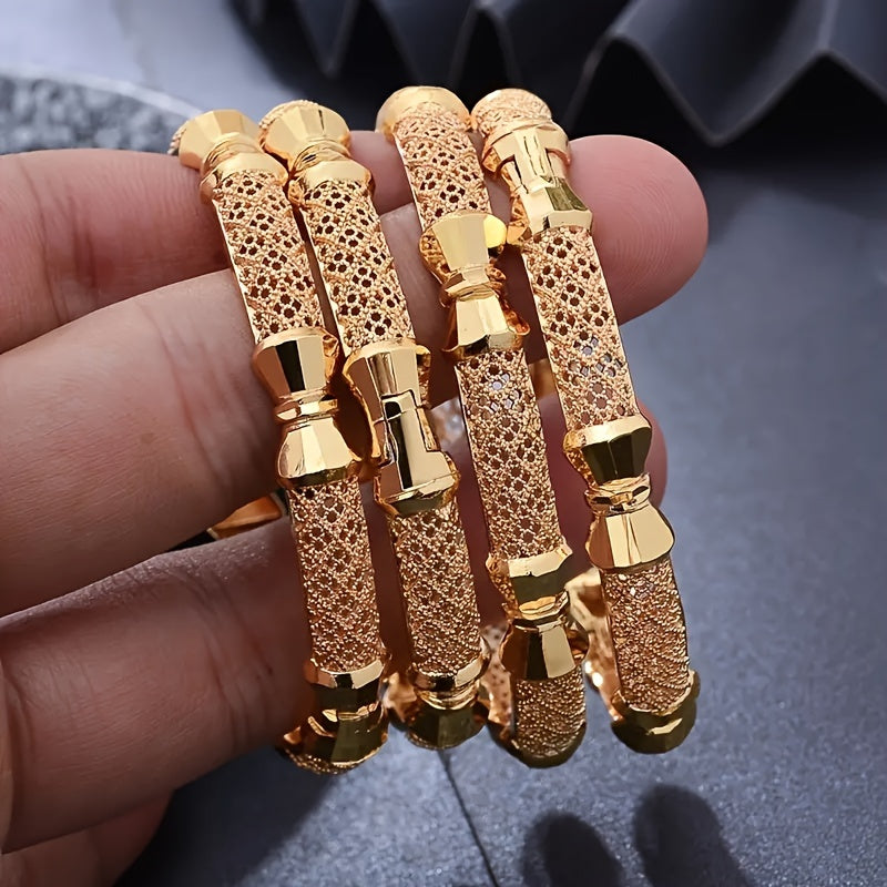 Bridal Bracelet African Nigerian Wedding Jewelry Open Cuff for Women