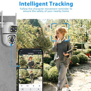 4MP Wireless Security Camera with AI Smart Alert Night Vision Two-Way Audio 1080p