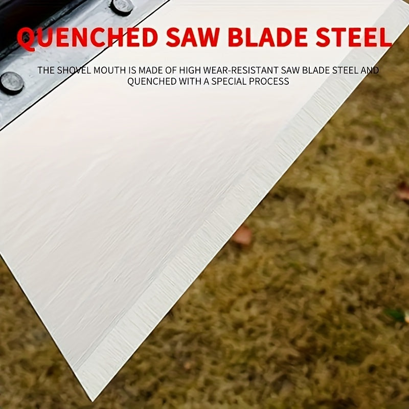 Stainless Steel Garden Shovel for Weeding and Cleaning, Ergonomic Handle Not Included