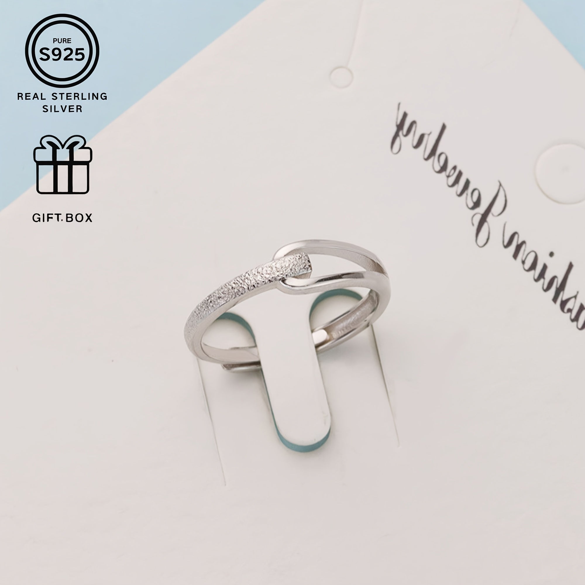 Ayollar uchun moslashuvchan Sterling kumush uzuk, vintage ilhomlangan zargarlik buyumlari