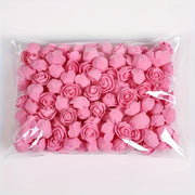 Artificial Rose Heads 100pcs for Weddings Garlands Interior Decor Gifts