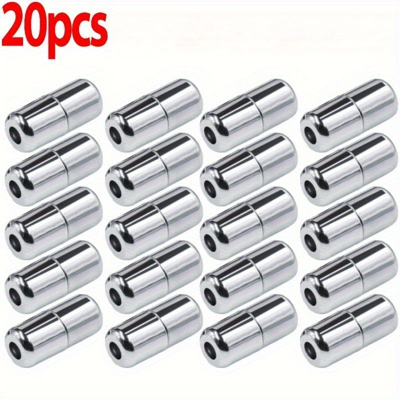 Unisex Metal Capsule Shoelaces Semi-Circular Buckle No Strap Connectors
