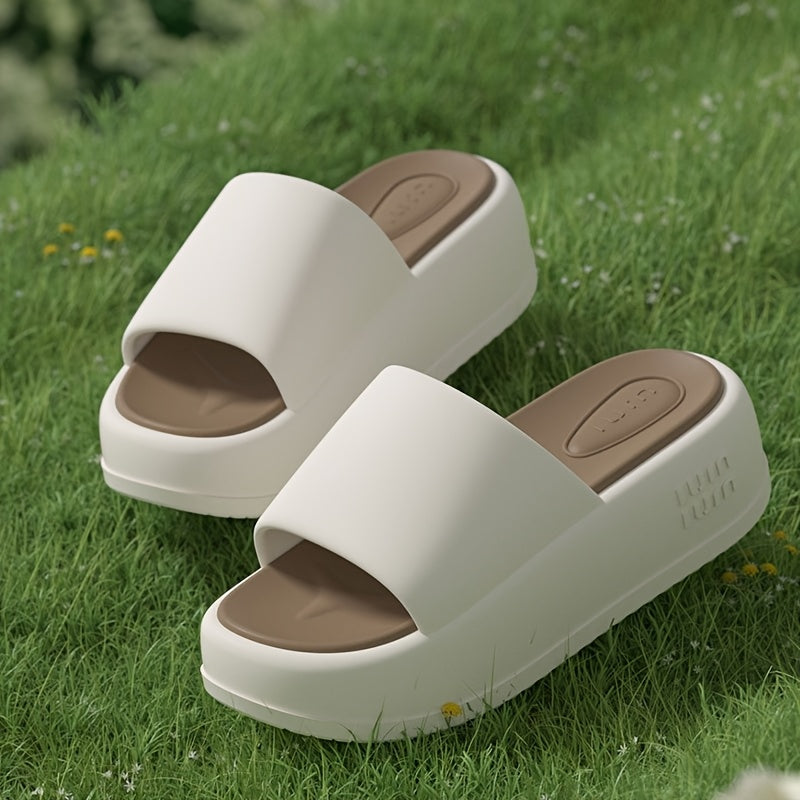 Women's Two-Tone Breathable Summer Indoor Outdoor Walking Slippers