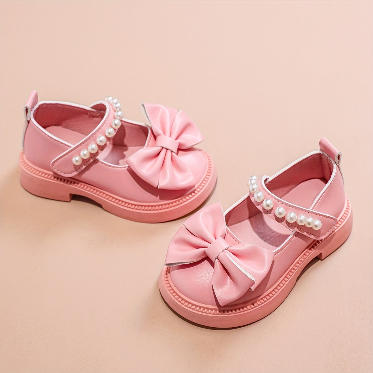 Детские туфли-бантики с бабочками и геометрическим узором, легкая дышащая резиновая подошва