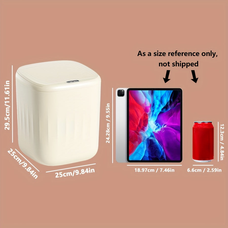 1 шт. Умная безконтактная мусорная корзина с сенсорной технологией, работающая от батареек, 3 режима, идеальна для различных помещений