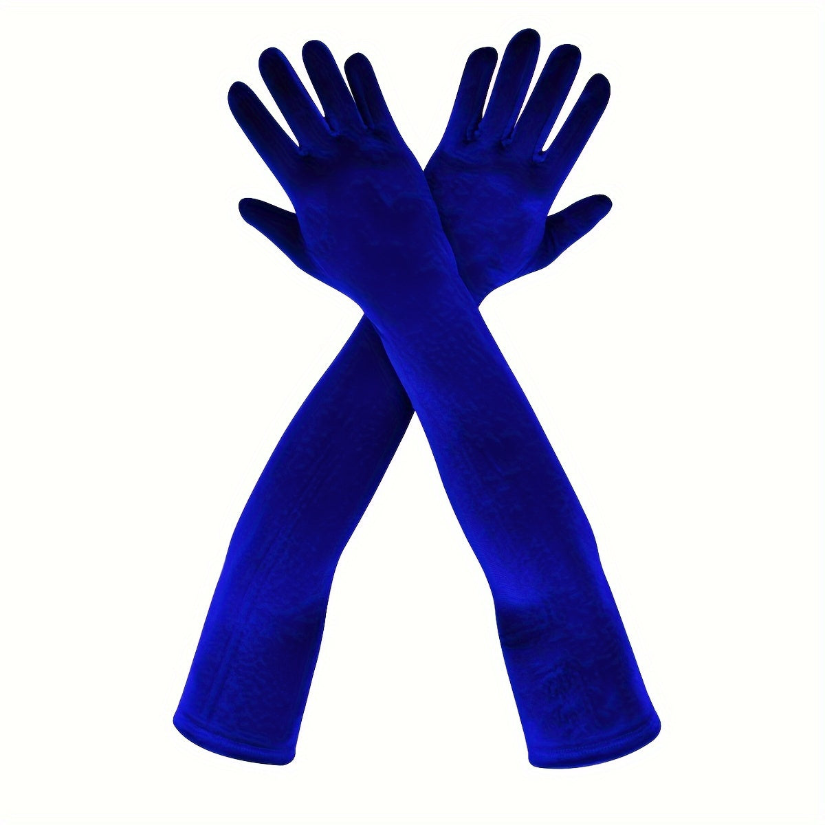 Long Opera Gloves for Women 1 Pair Elbow Length Velvet Costume Evening Dress
