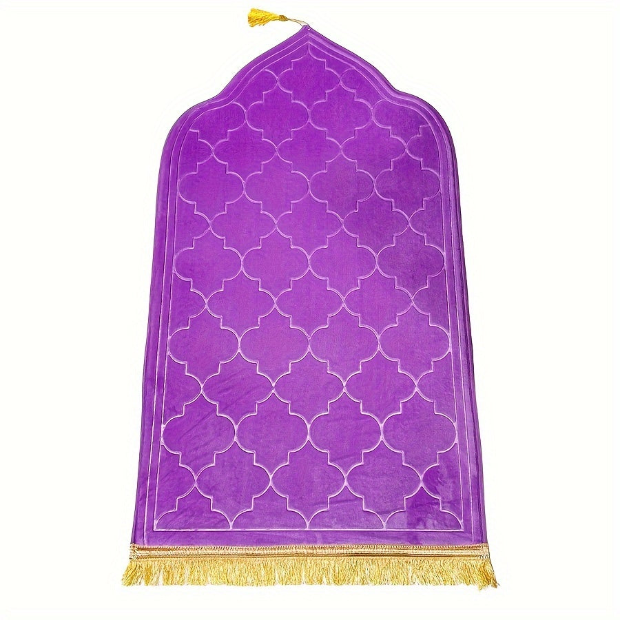 Outdoor Prayer Mat with Tassel Design Non-Slip Durable and Comfortable for Home and Garden