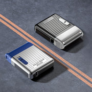 Men's Rechargeable Electric Shaver for Travel and Car Use Stainless Steel Foil Razor