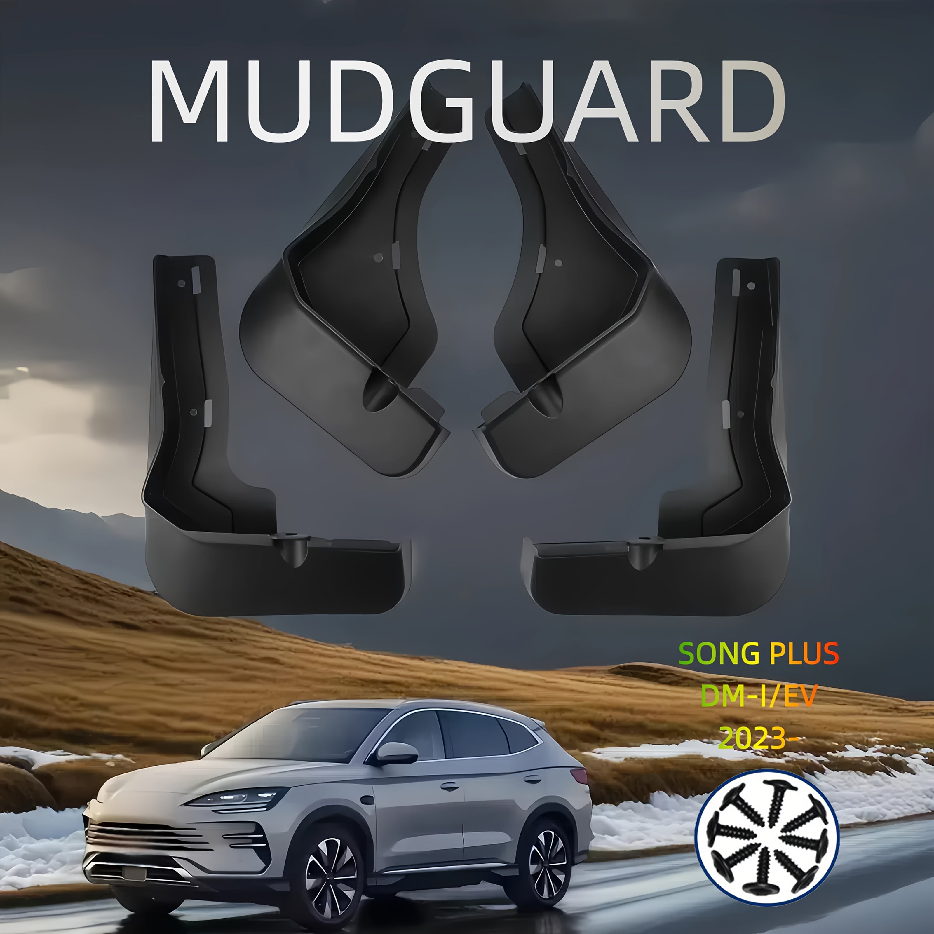 Universal Heavy-Duty Mud Guards for SUV Front and Rear All-Weather Protection