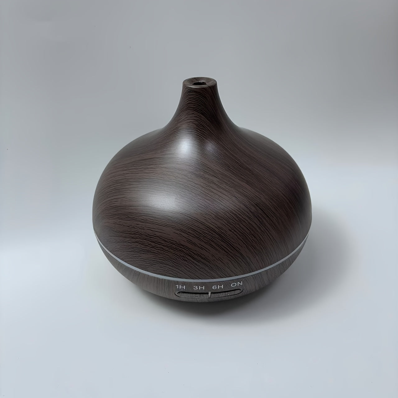 550ml Wooden Grain Aroma Diffuser Humidifier with 7-Color Night Light and Timer