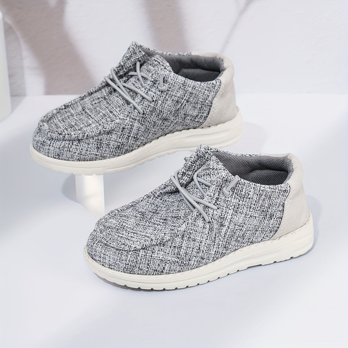 Мальчики Детские канвасовые лоферы кроссовки повседневные для улицы нескользящие дышащие обувь