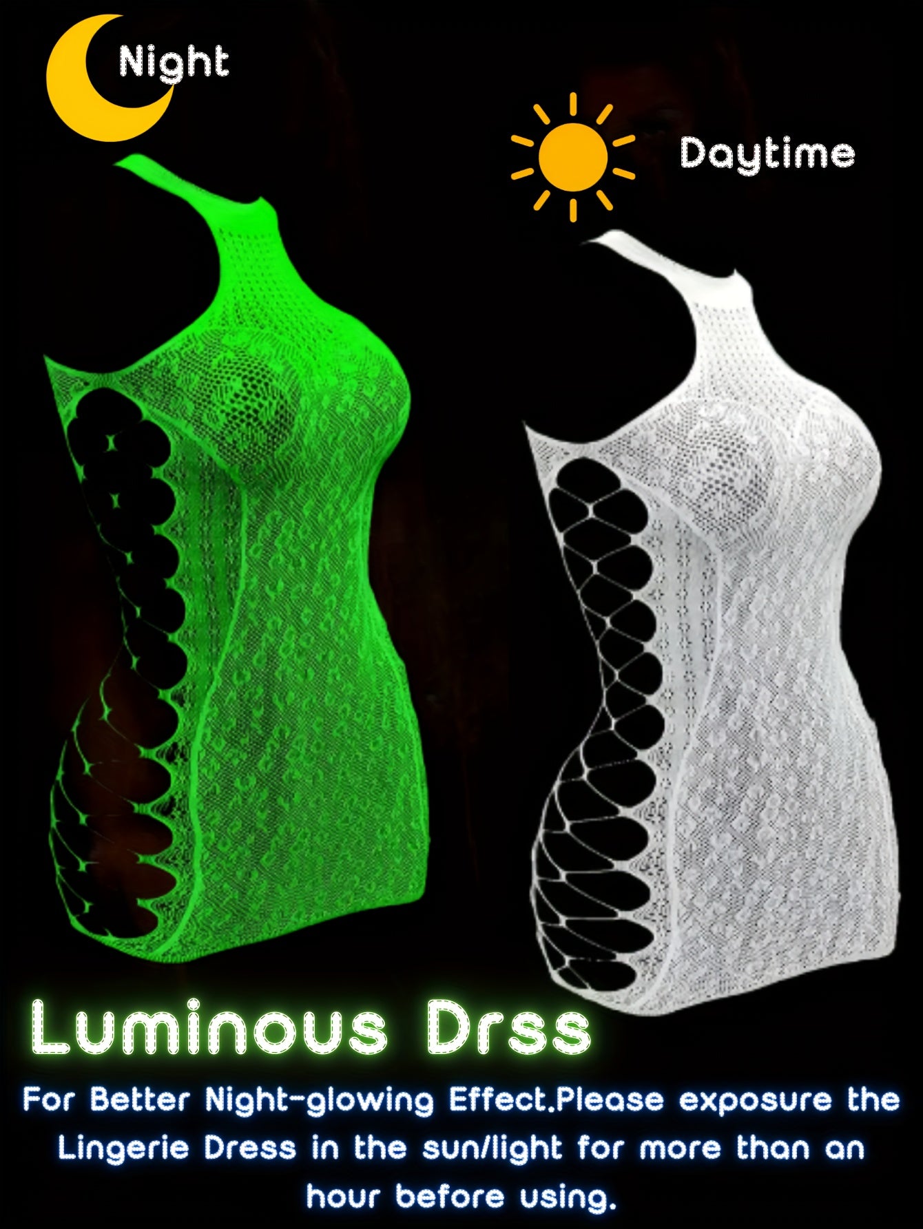 Women Fishnet Hollow Leopard Print Dress Breathable Large Size Green