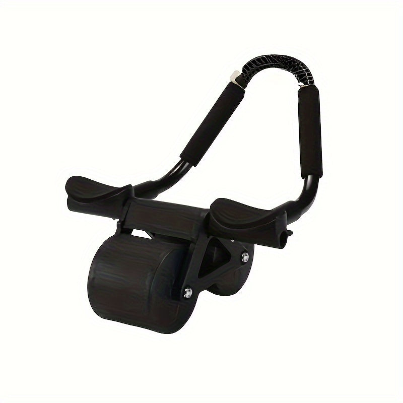 Стальной аб-колесо с автоматическим возвратом и поддержкой локтя - тренажер для укрепления мышц кора для тренировки пресса