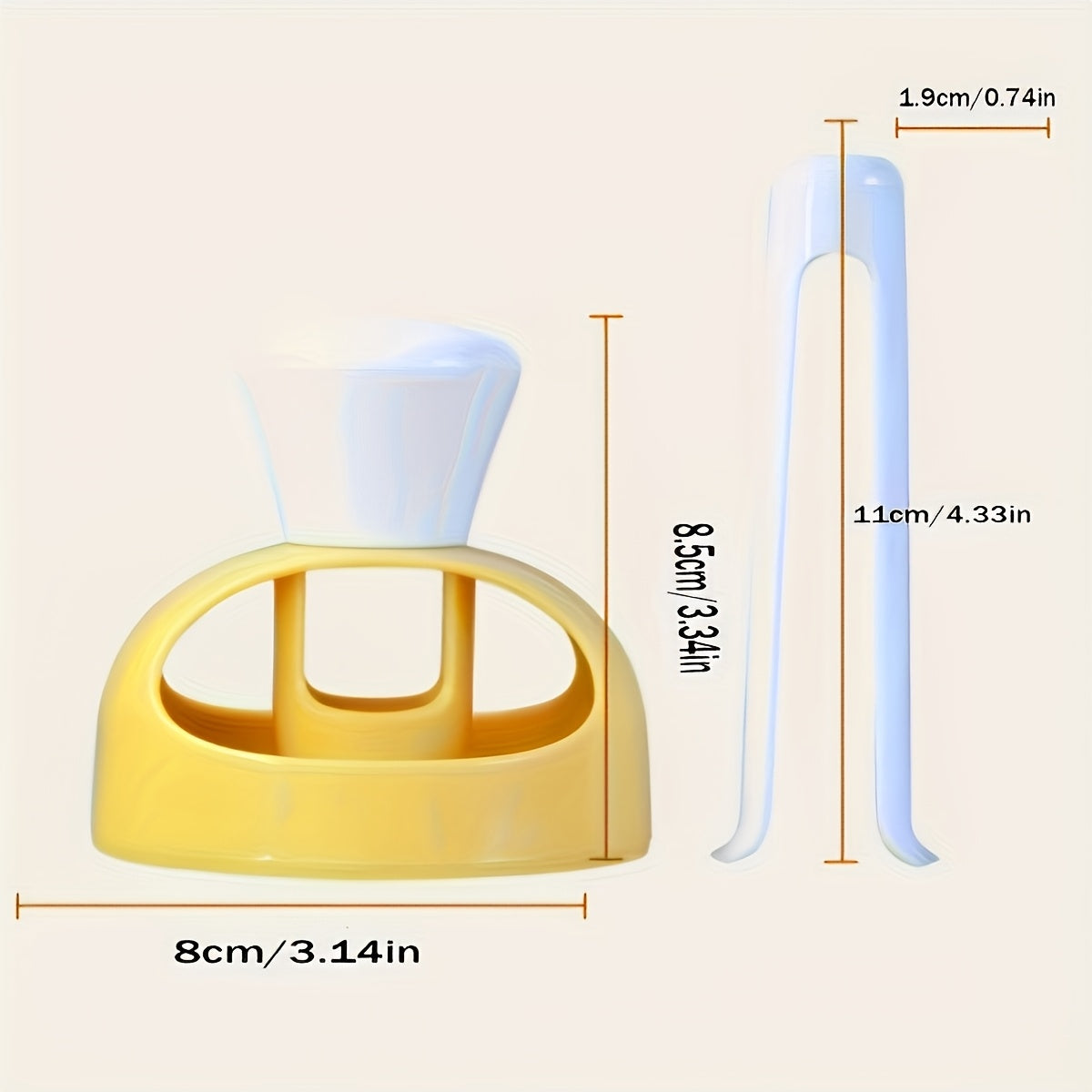 Uyda pishirish uchun yopishmaydigan kesgich va tongs bilan donut tayyorlash to'plami