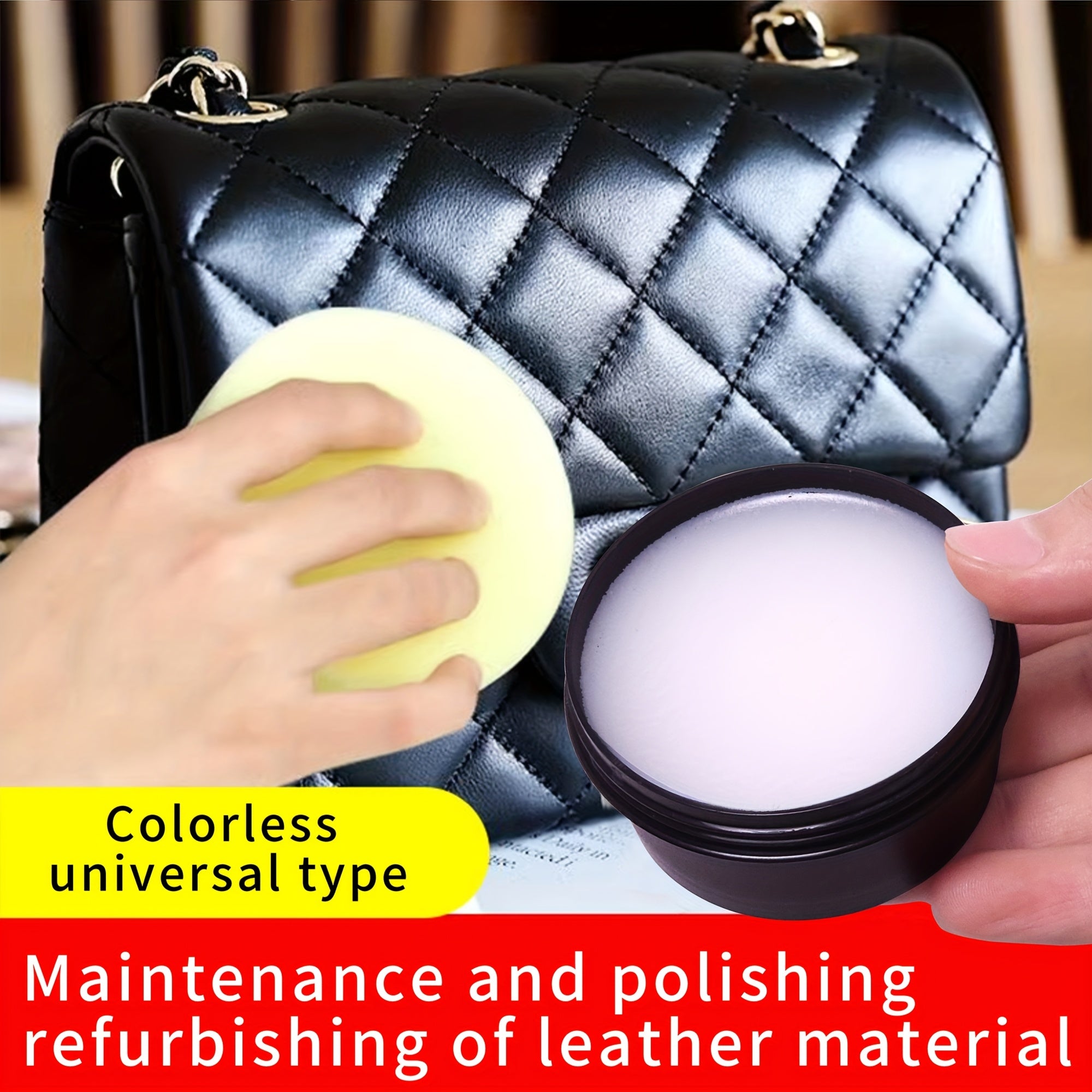 Leather Care Set with Oil and Sponge for Shoes and Furniture