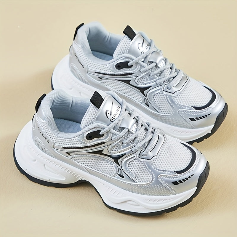 Women’s Mesh Low-Top Athletic Sneakers for Running and Casual Wear