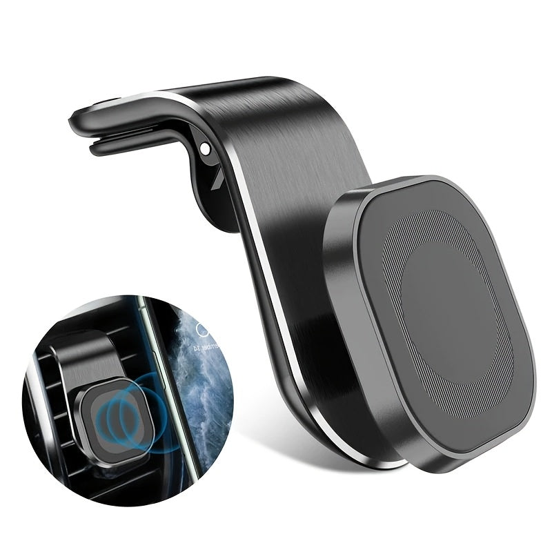 Universal Magnetic Car Phone Mount Strong Vent Clip 7-Shaped Durable Compatible
