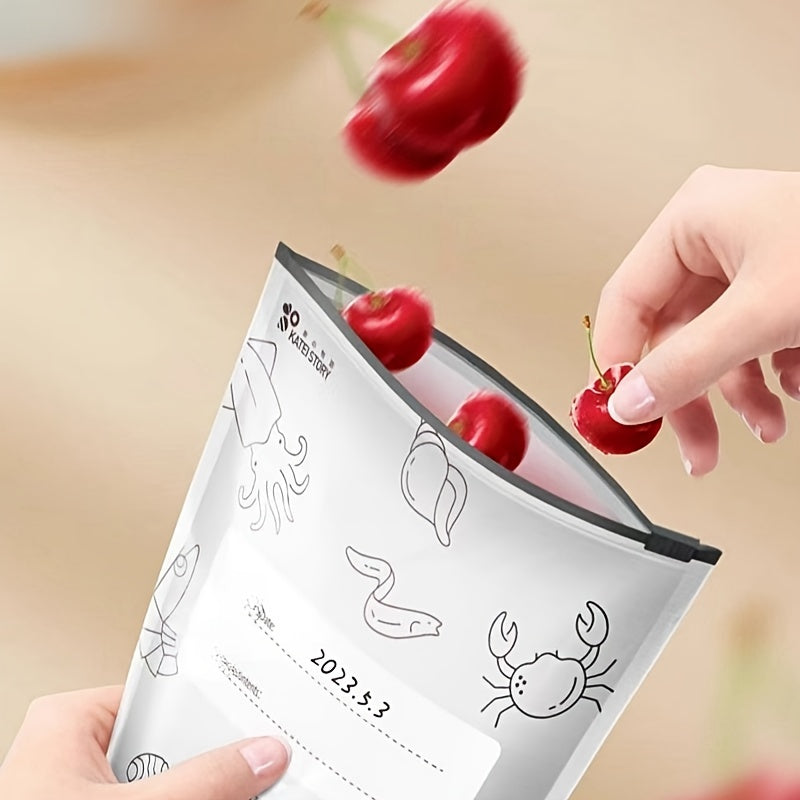 Vacuum Sealer Bags Pack of 10 Food-Grade Aluminum Foil Ziplock Storage Pouches