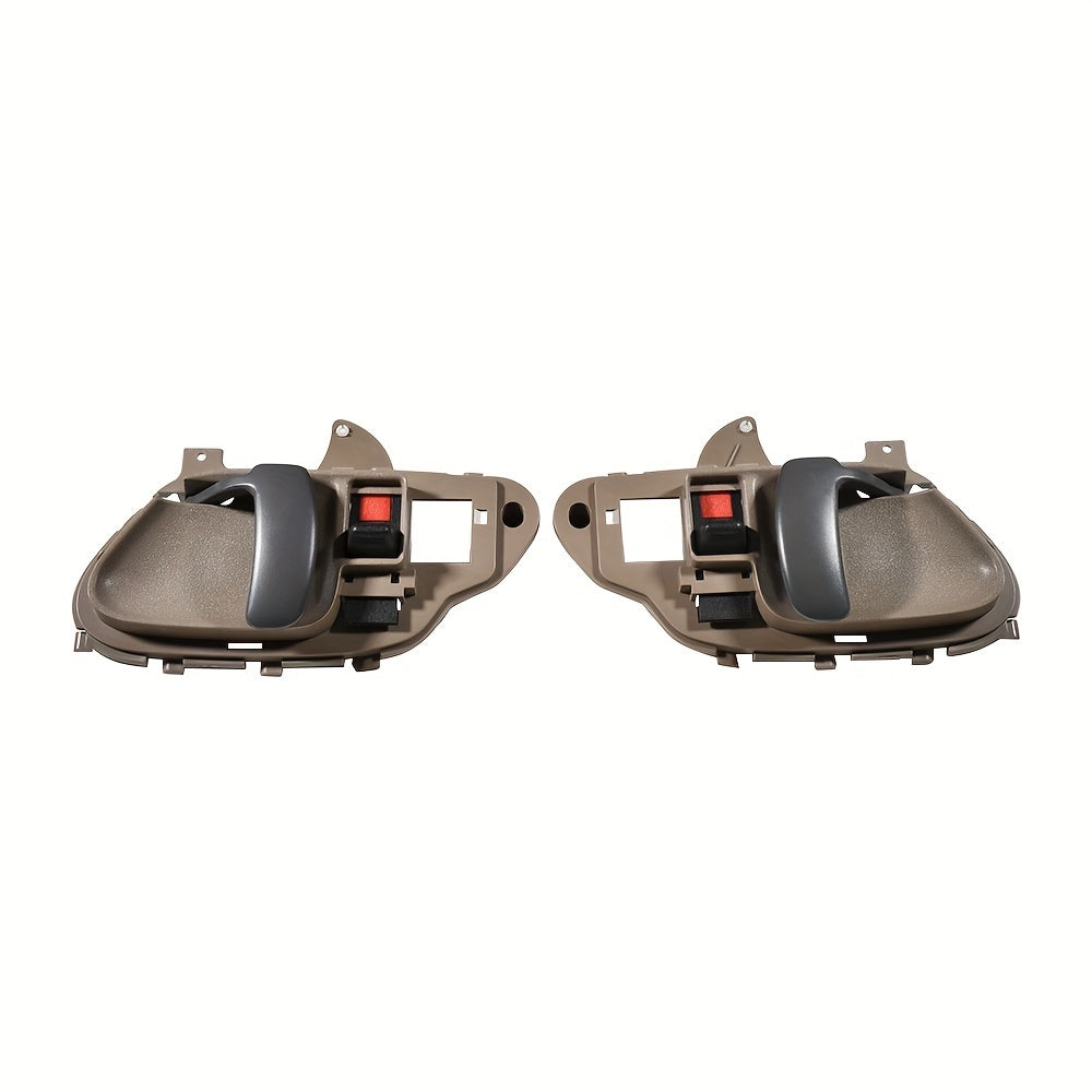 Beige Interior Door Handles Pair for SUVs Durable ABS Fits 1995-2002