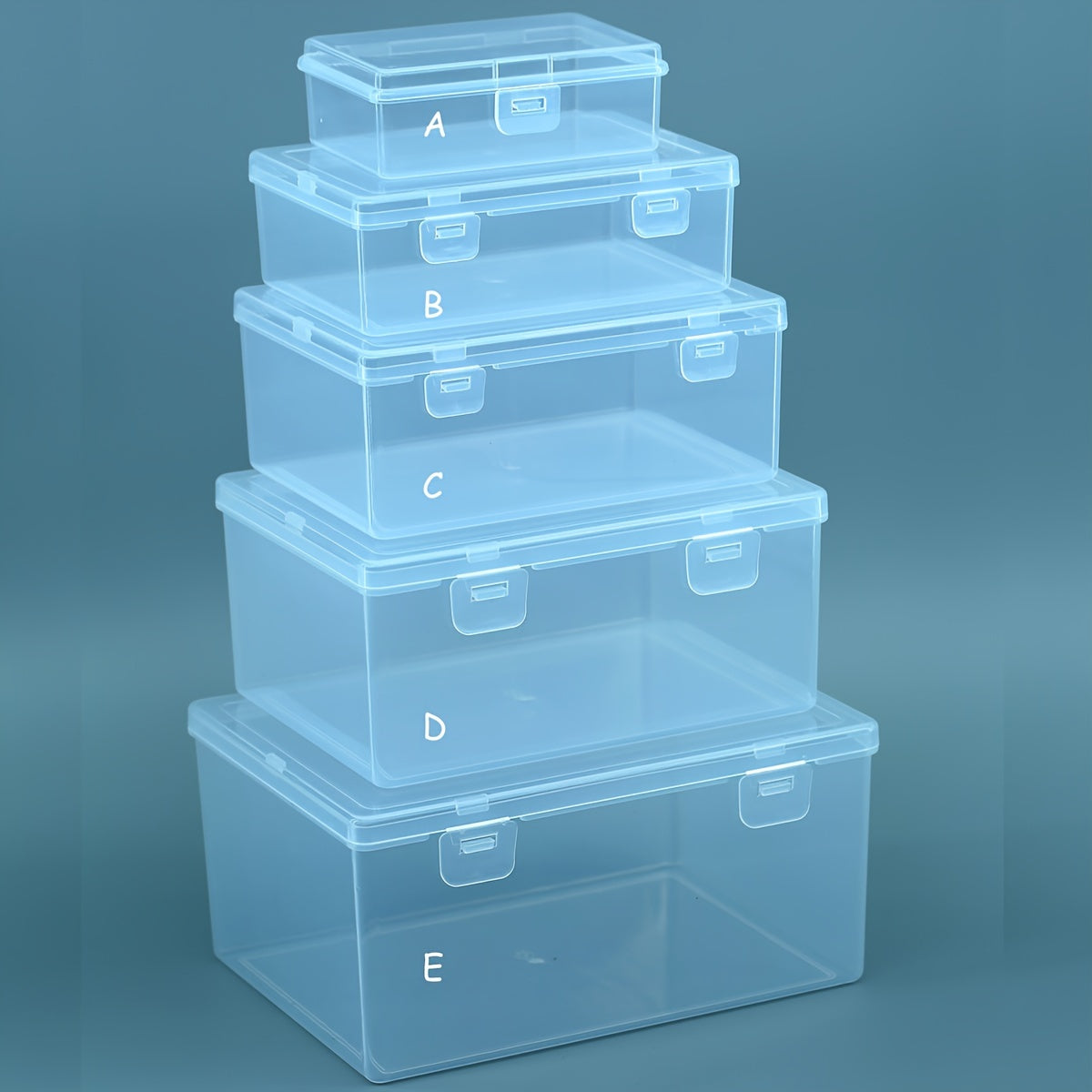 Clear Plastic Cigarette Storage Box 14-330 Capacity Moisture-Proof Organizer