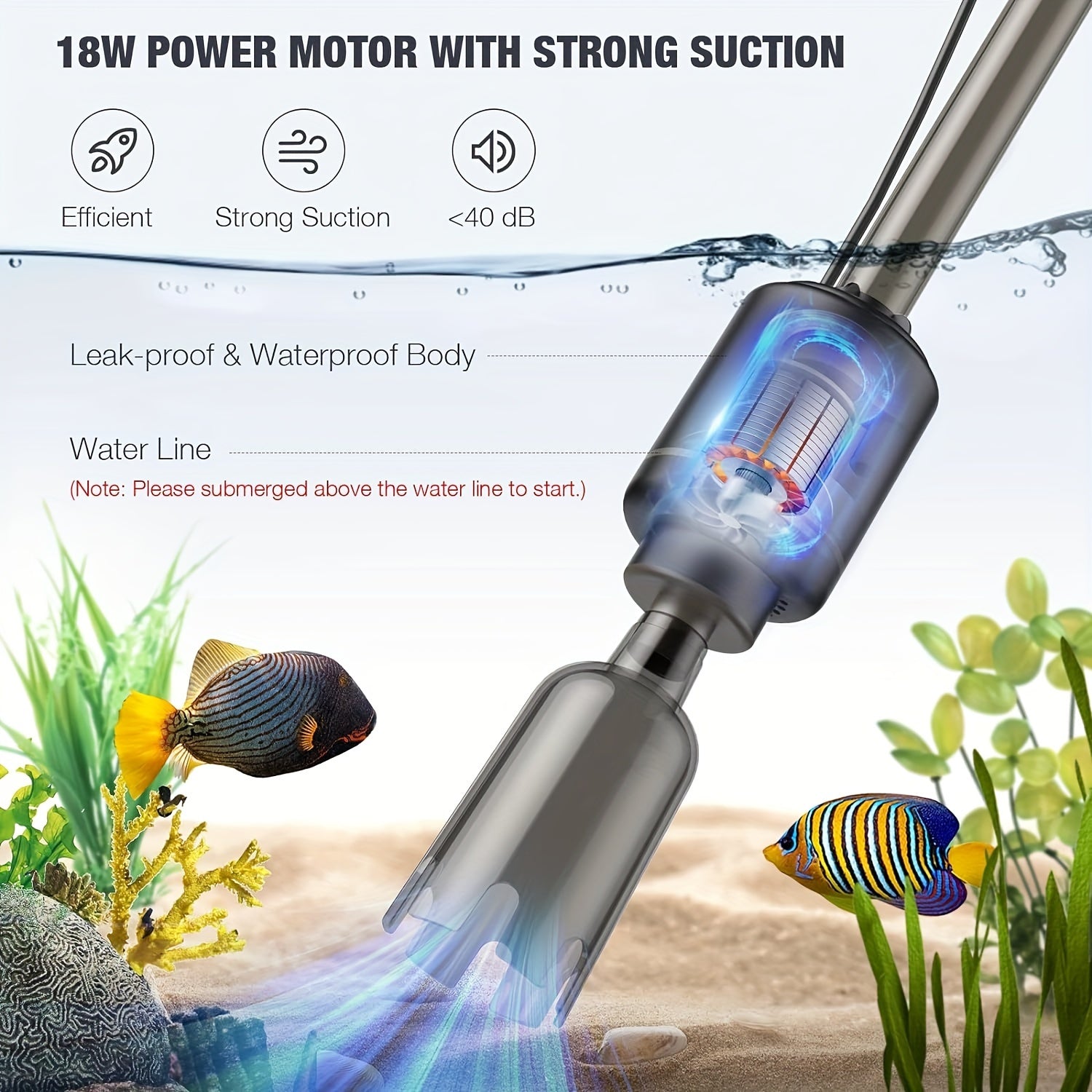 European Standard Aquarium Cleaning Tools Electric Water Changers Pumps Siphons Sand Washers