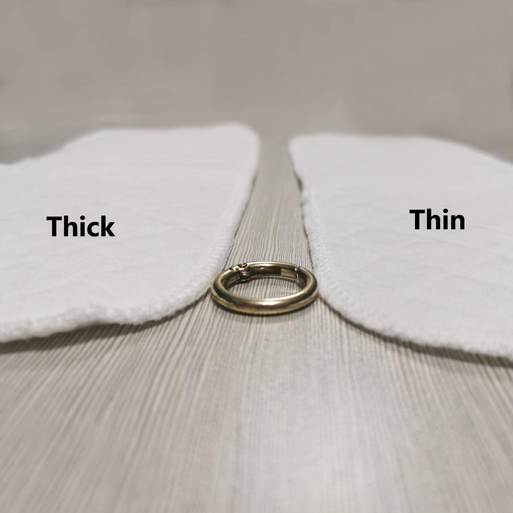 5 ta paxta oq yuviladigan va qayta ishlatiladigan ingichka va qalin pampersdan iborat sovg'a to'plami, Rojdestvo, Halloween, Thanksgiving, Yangi yil va Sevgi kuni uchun mukammal.