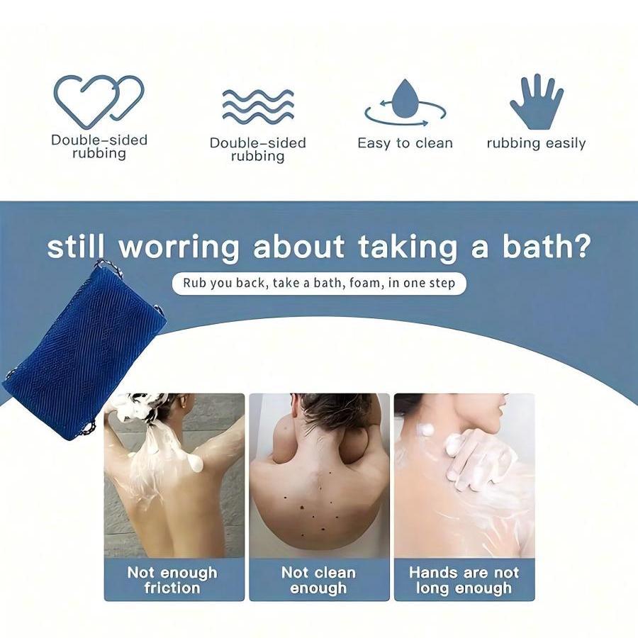 African Nylon Exfoliating Bath Towel for Dead Skin Removal Quick-Dry Lightweight Travel Bathroom