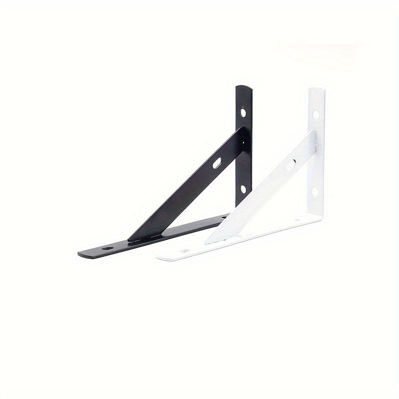 Triangular Wall Shelves Set with Sturdy Brackets for Bedroom Living Room Kitchen