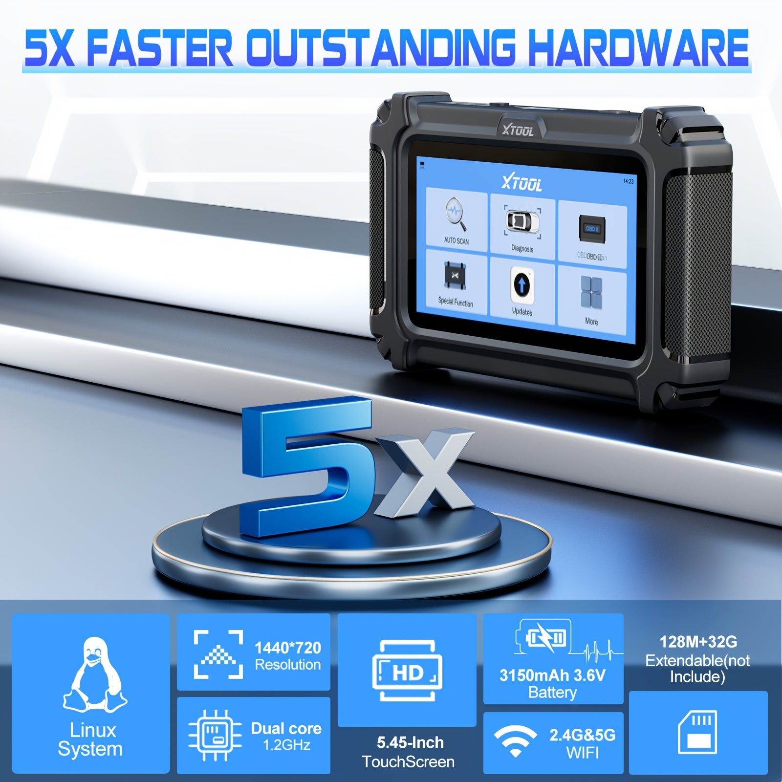 Car Diagnostic Tool for Gas Vehicles Full System OBD2 Code Reader