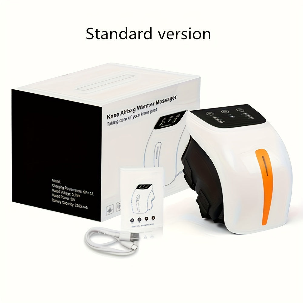 USB orqali zaryadlanadigan tizzaga massaj qiluvchi qurilma, isitish pad bilan - portativ, uzoq muddatli litiy batareya